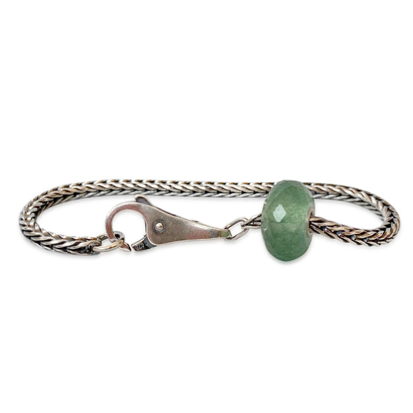 Green Aventurine Sterling Silver Bracelet