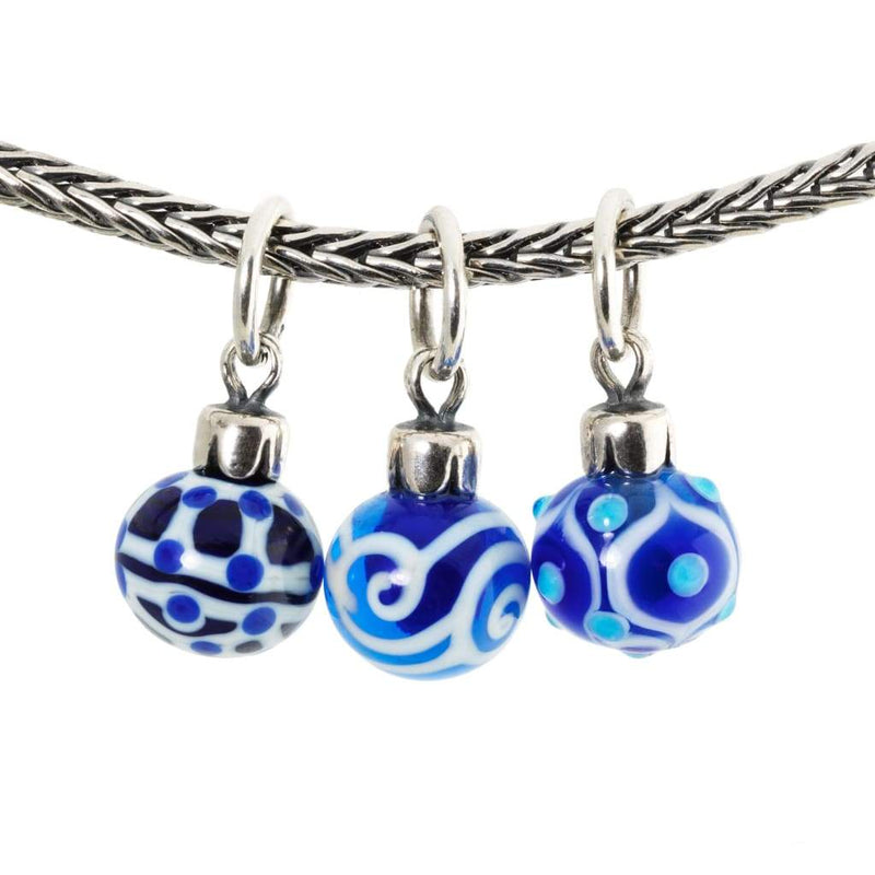 Blue Christmas Ornaments - Bead/Link