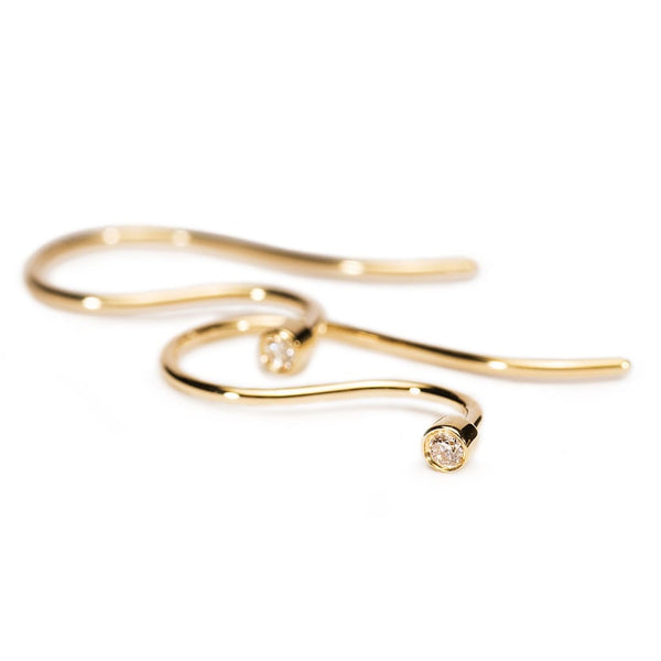 Earring Hooks Gold/Brilliant - Earring