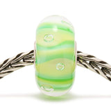 Green Stripe Bubble - Bead/Link