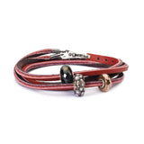 High ball Leather Bracelet - BOM Bracelet
