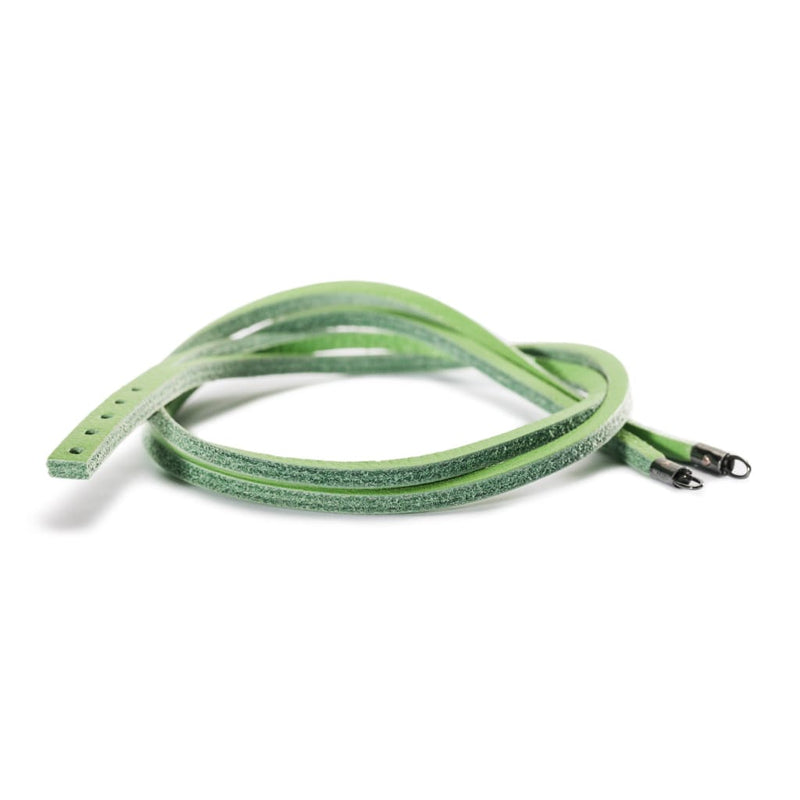 Leather Bracelet Green/Silver - Bracelet