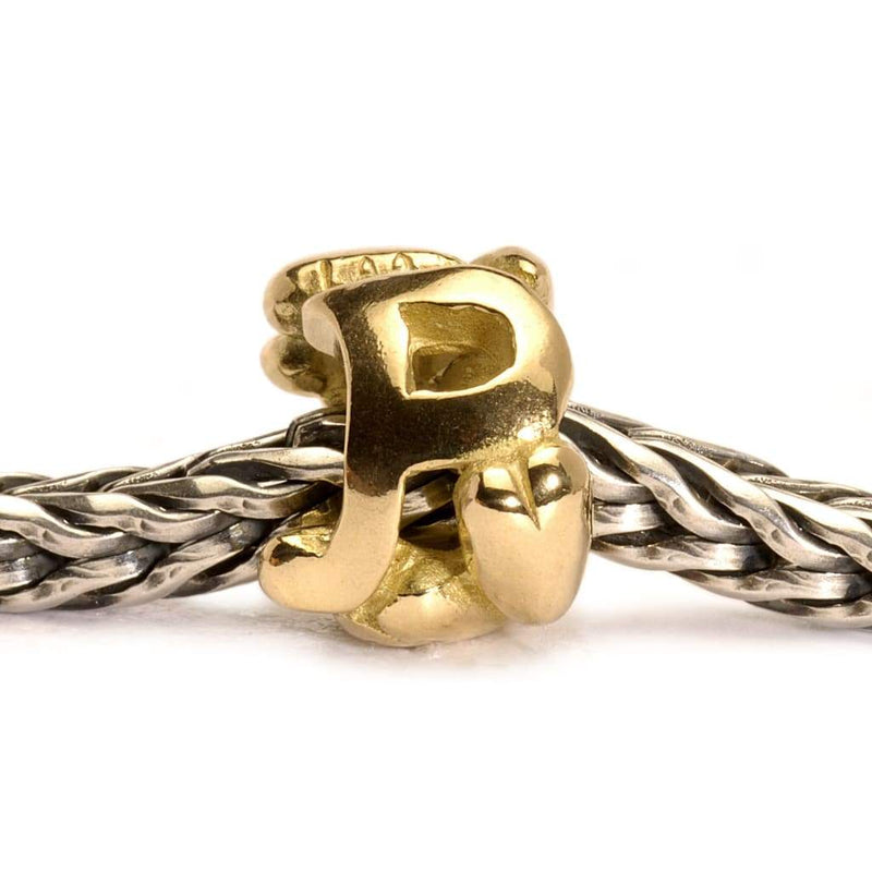Letter Bead P Gold - Bead/Link