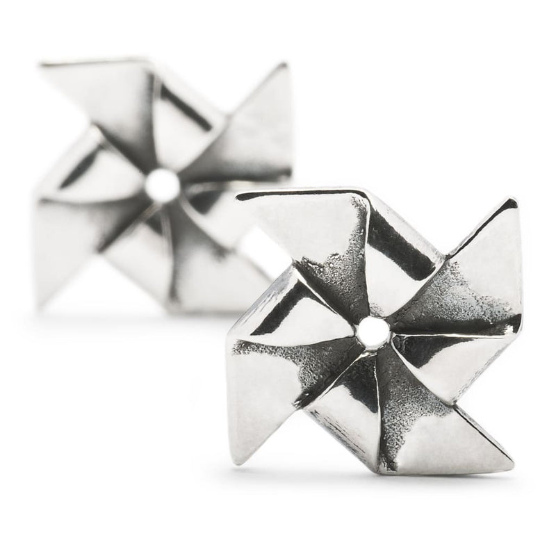 Origami Mill Earrings with Silver Earring Hooks - BOM 