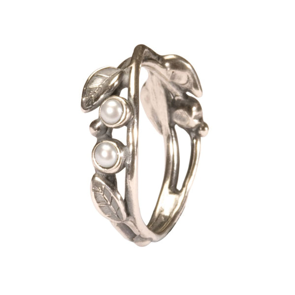 Pearls and Leaves - Ring