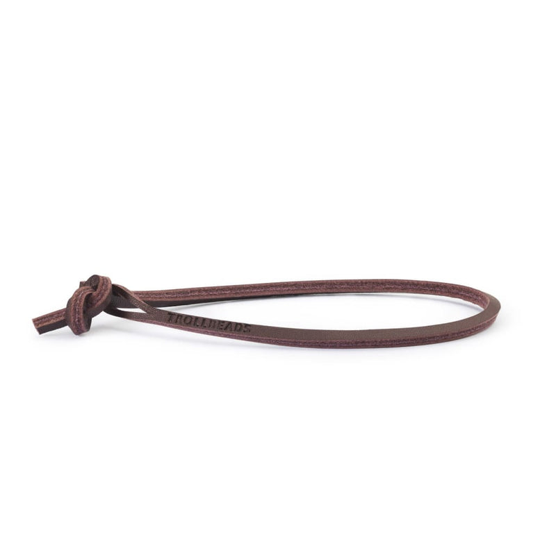 Thoughts Single Leather Bracelet Brown