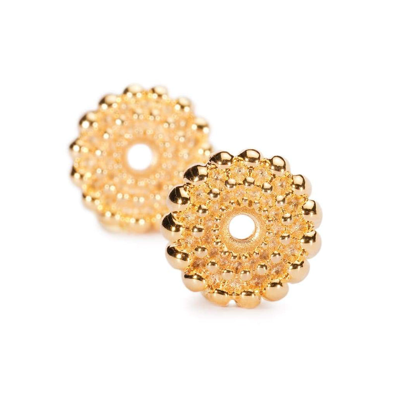 Sun Circle small gold plated - Earring