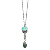 The Diamond Bead Green Turquoise - Bead/Link