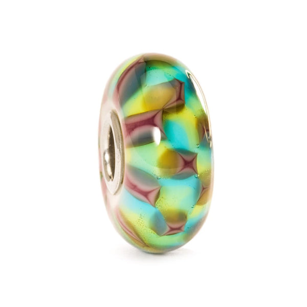 Turquoise & Purple Chess - Bead/Link