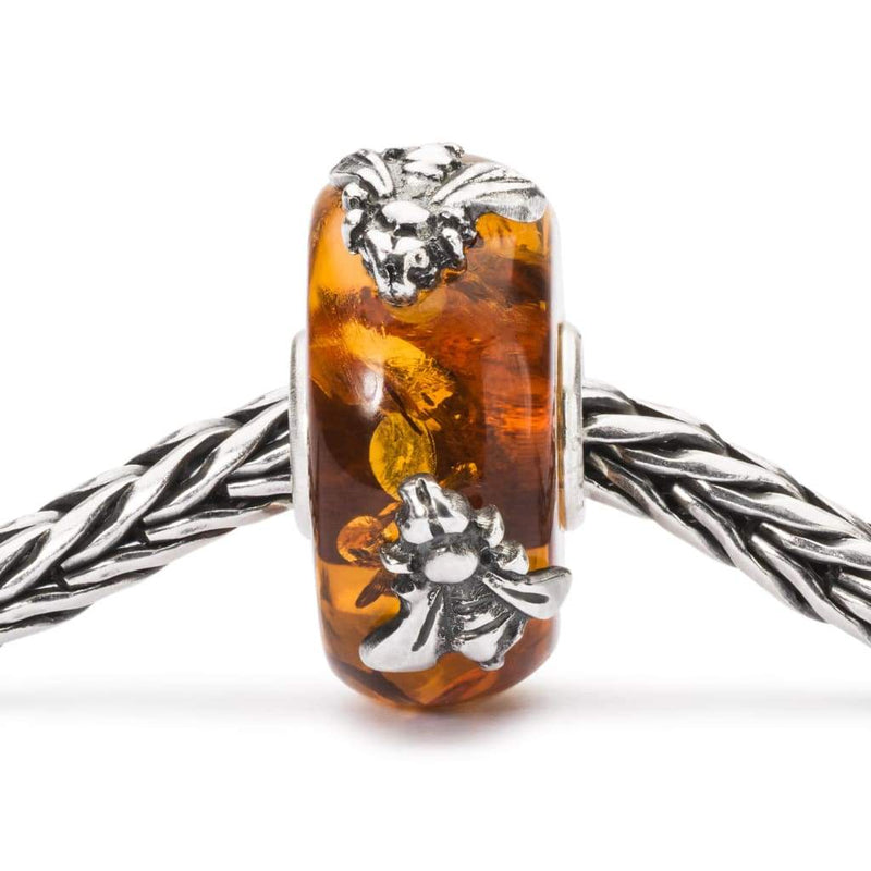 Wings of Amber with Two - Bead/Link